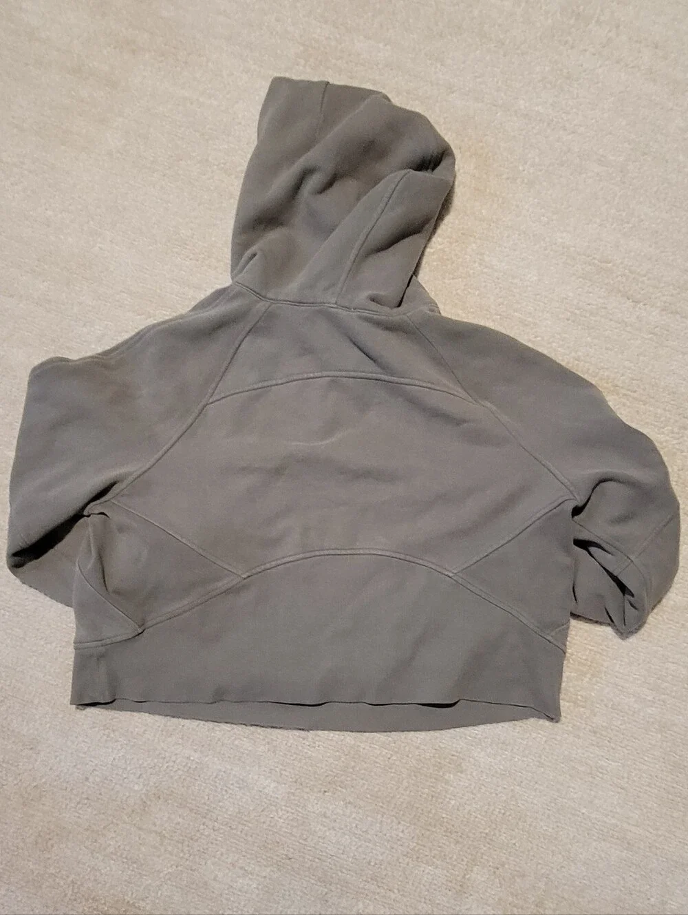 Lululemon Scuba Oversized Half-Zip Hoodie in Grey Sage